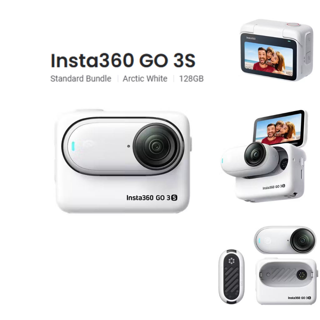 Insta360 GO 3S 128GB Standard Bundle - Arctic White