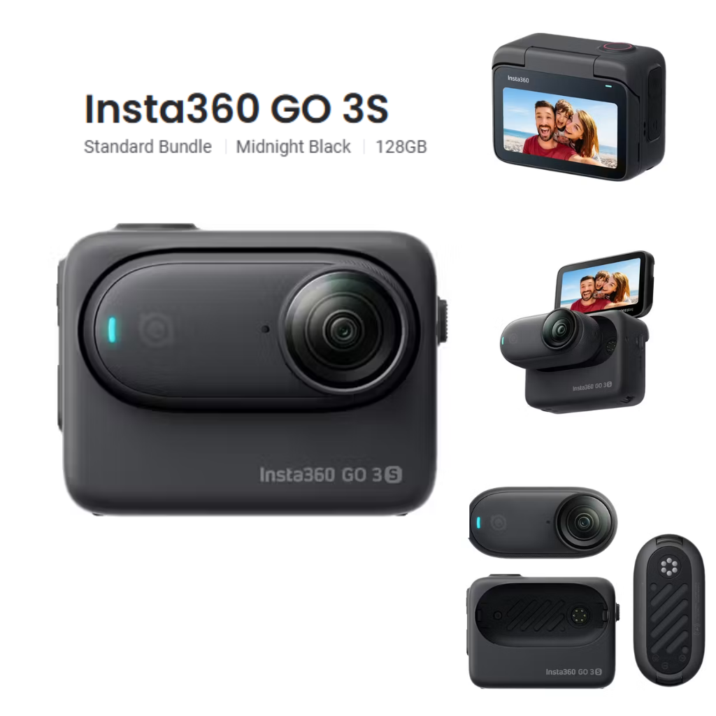 Insta360 GO 3S 128GB Standard Bundle - Midnight Black